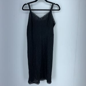 Vtg Sliperfection Womens M 36 Slip Dress‎ Dark Fairy Whimsy Goth Festvial Date